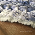 tissu patchwork de maille, 100 % polyester tissu imprimé pour manteau d’hiver